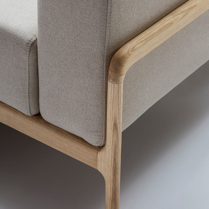 Fauteuil en toile et bois FRESNO