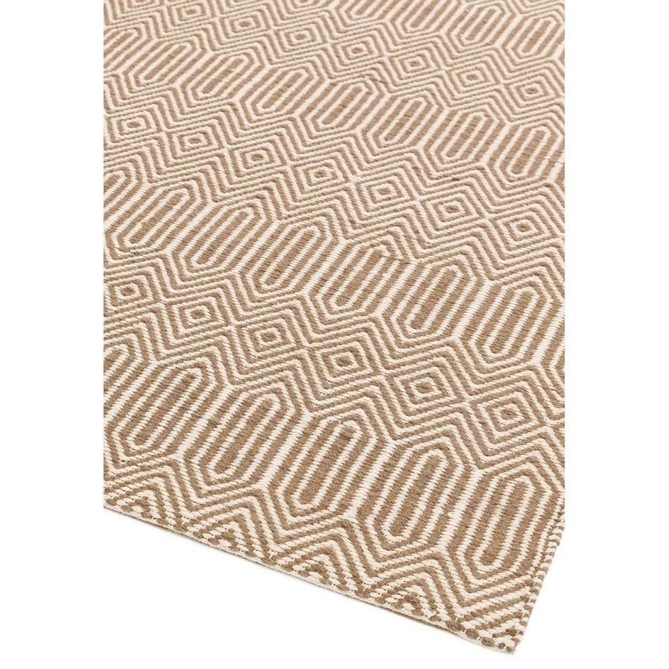 Tapis Laine et Coton tissé main style berbère SILWAN - Novatrend 