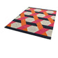 Tapis de salon en laine tissé plat CAMPTON