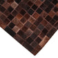Tapis de salon moderne cuir véritable PATCHY - Novatrend 