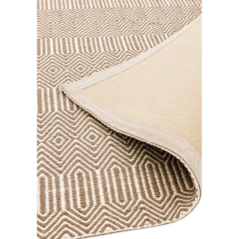 Tapis Laine et Coton tissé main style berbère SILWAN - Novatrend 