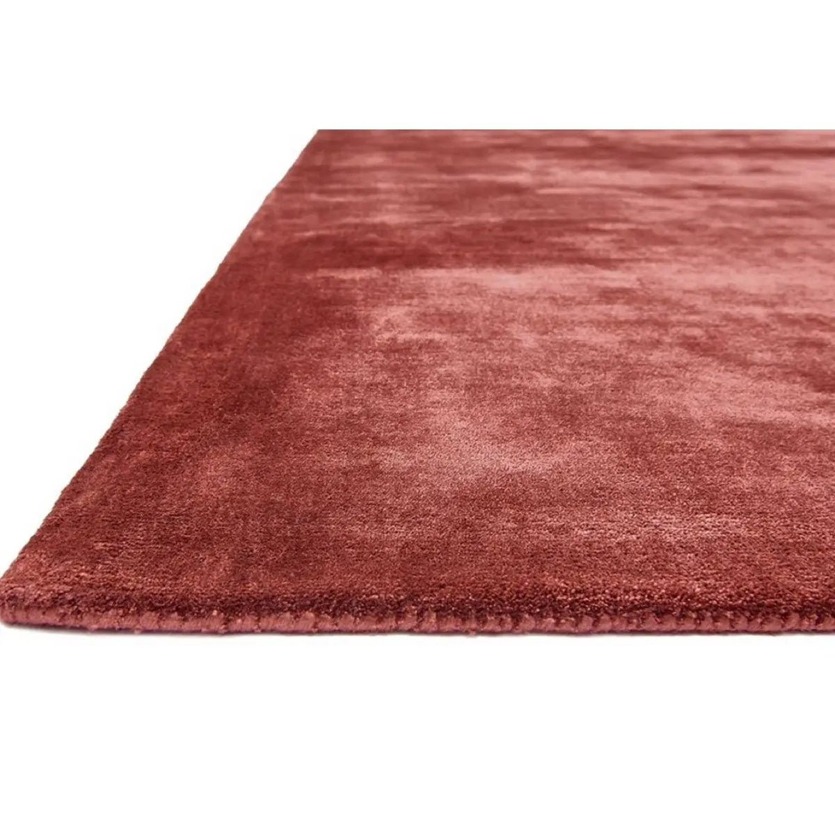 Tapis de salon en viscose fait main TITANE - Novatrend 