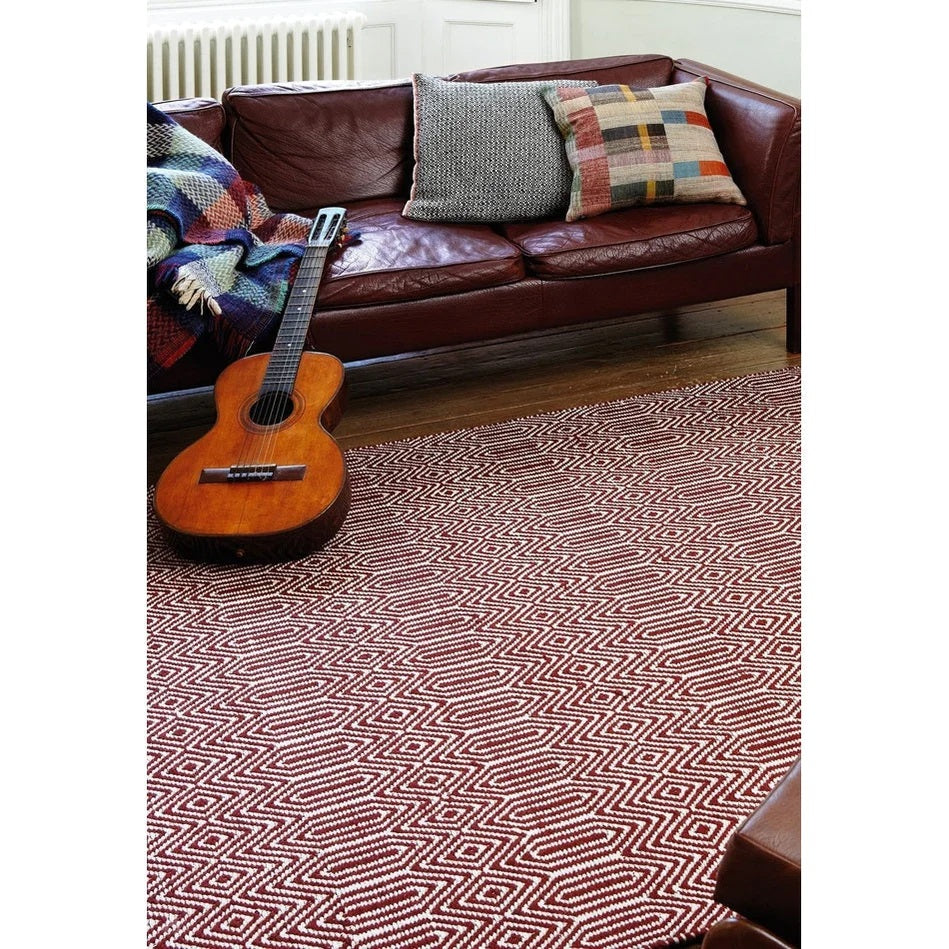 Tapis Laine et Coton tissé main style berbère SILWAN - Novatrend 