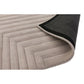 Tapis pure laine uni tufté main relief SQUARE - Novatrend 