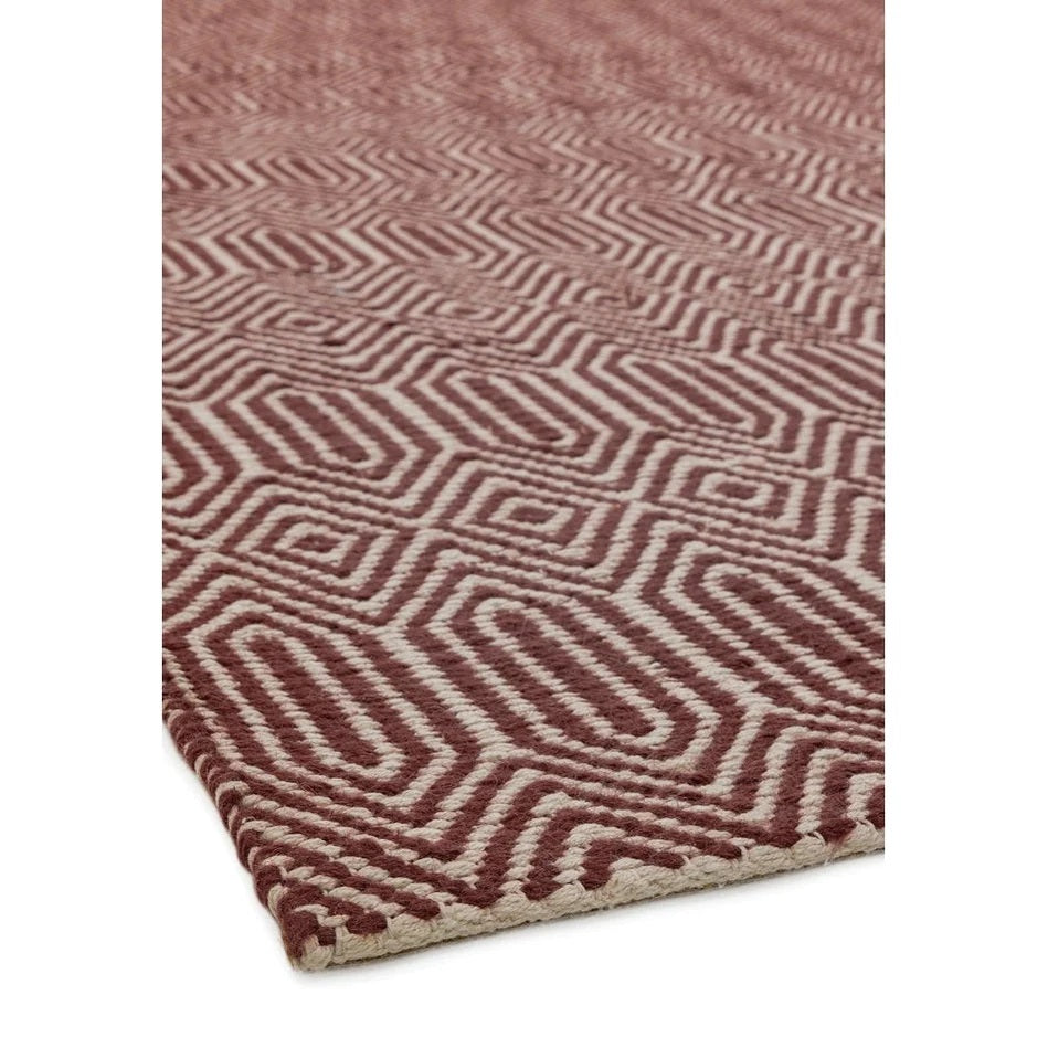 Tapis Laine et Coton tissé main style berbère SILWAN - Novatrend 