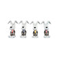 Sculpture statue moderne DROOPY - Set de 4 - Novatrend 