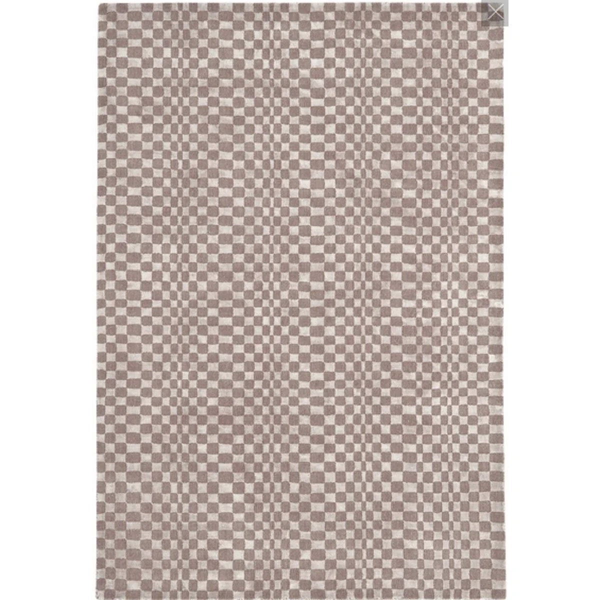 Tapis de salon moderne tissé main laine et viscose KASO