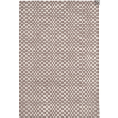 Tapis de salon moderne tissé main laine et viscose KASO