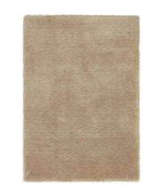 Tapis de salon shaggy moderne TITO Beige foncé - Novatrend 