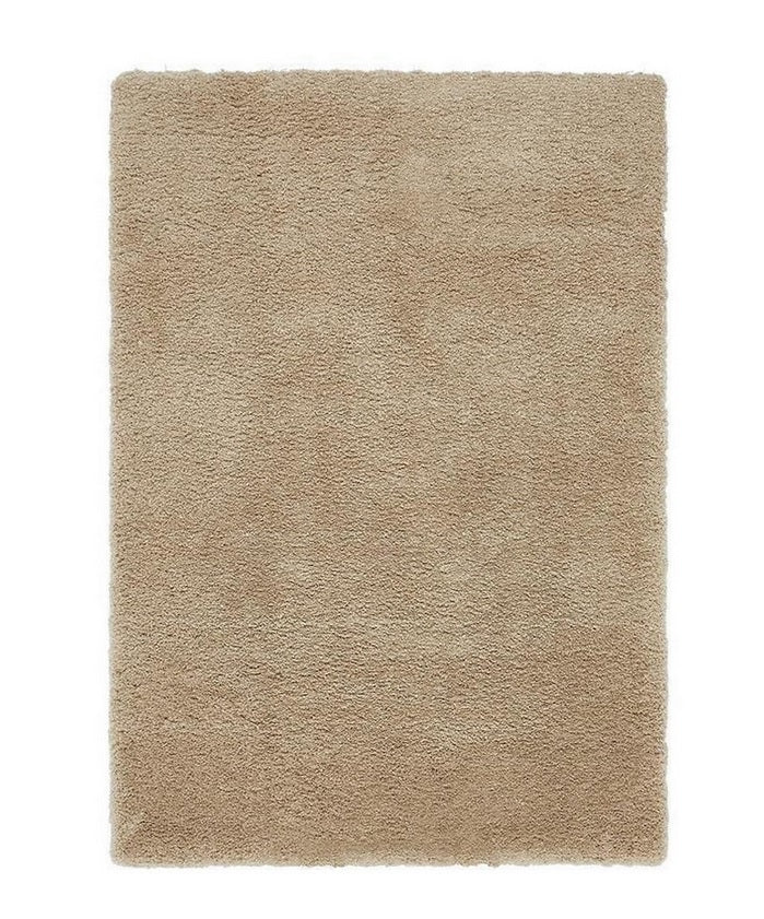 Tapis de salon shaggy moderne TITO Beige foncé - Novatrend 