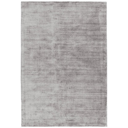 Tapis de salon moderne Uni LAME gris clair