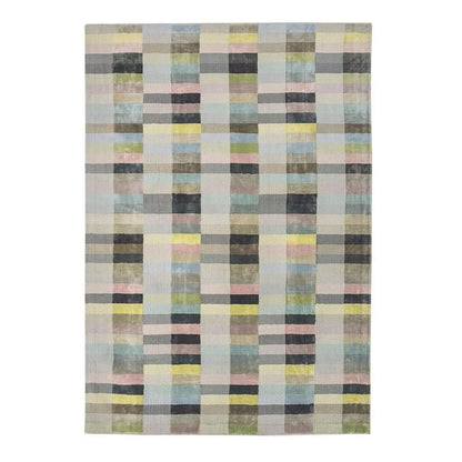 Tapis viscose tufté main à motifs CODE - Novatrend 