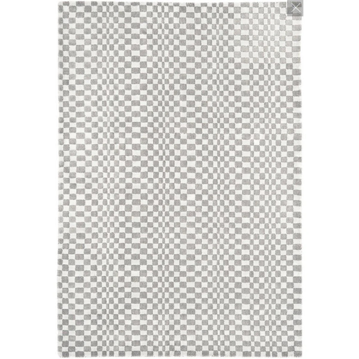 Tapis de salon moderne tissé main laine et viscose KASO
