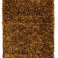Tapis shaggy Design et Moderne FURRY Bronze - Novatrend 