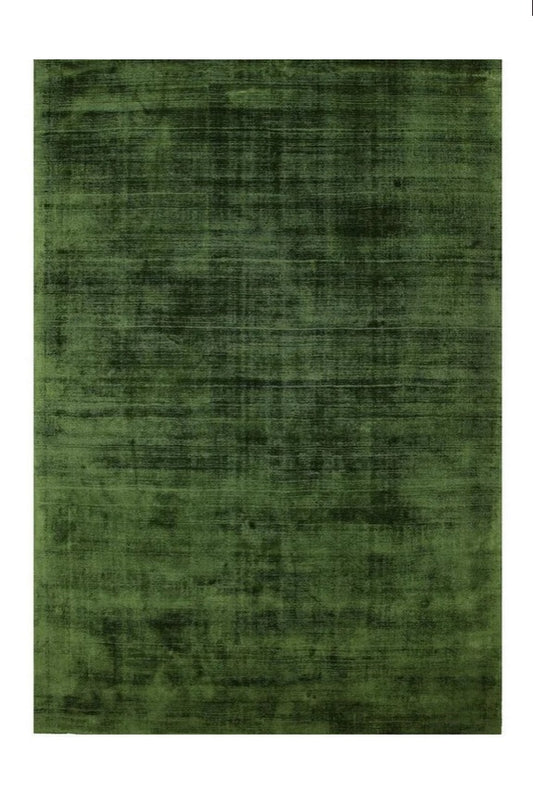 Tapis de salon moderne Uni LAME Vert - Novatrend 