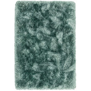 Tapis salon confort shaggy SPLASH Bleu Océan - Novatrend 