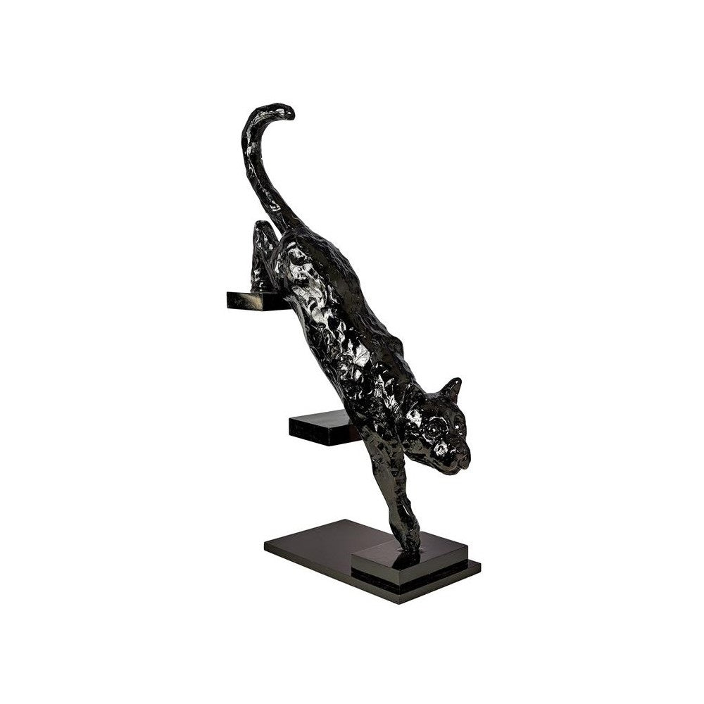 Sculpture statue moderne BLACK CAT - Novatrend 