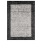Tapis fait main uni à bordures LAME - Novatrend 