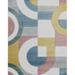 Tapis de salon moderne tissé plat RETRO - Novatrend 