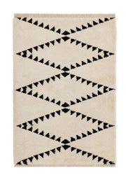 Tapis style berbère à franges effet laine DIKO - Novatrend 