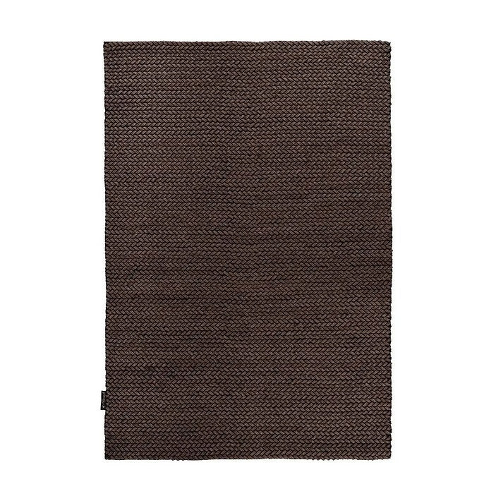 Tapis de salon tressé main en laine BORY - Novatrend 