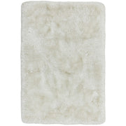 Tapis salon confort shaggy SPLASH Blanc - Novatrend 