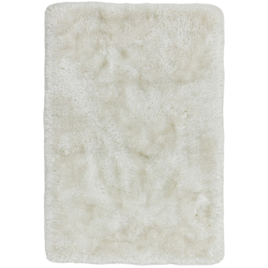 Tapis salon confort shaggy SPLASH Blanc - Novatrend 