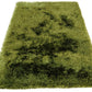 Tapis salon confort shaggy SPLASH Vert - Novatrend 