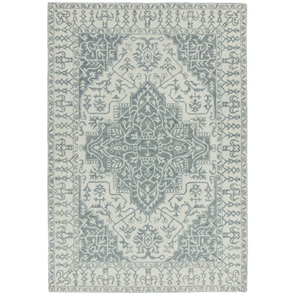 Tapis style orient en laine BONDI SILVER - Novatrend 