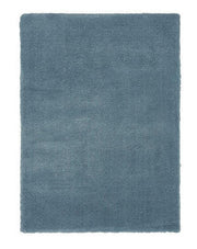 Tapis de salon shaggy moderne TITO Bleu - Novatrend 