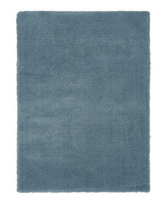 Tapis de salon shaggy moderne TITO Bleu - Novatrend 