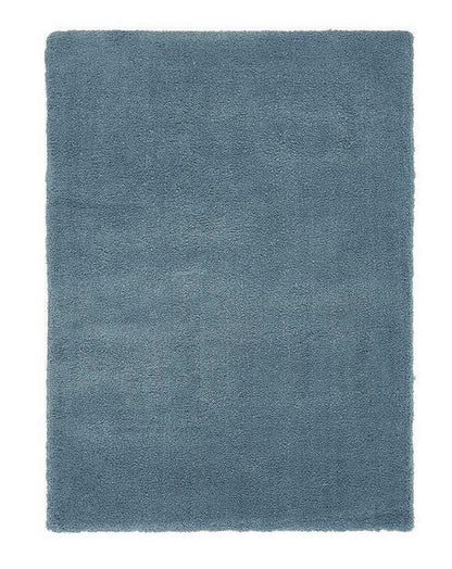 Tapis de salon shaggy moderne TITO Bleu - Novatrend 