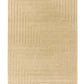 Tapis pure laine uni tufté main relief SQUARE - Novatrend 