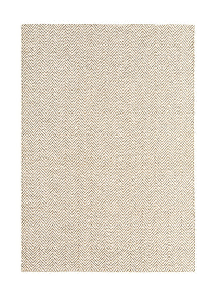 Tapis Coton Chenille et Jute ARROW Beige - Novatrend 