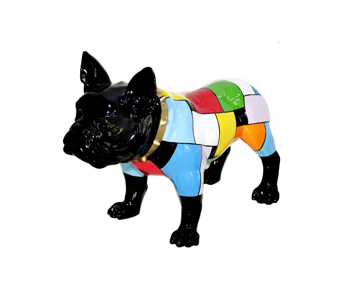 Sculpture statue moderne BULLDOG Multi - Novatrend 