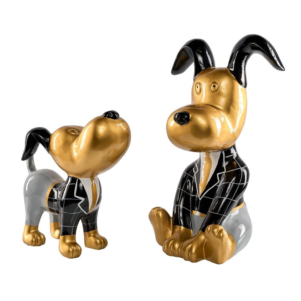 Sculpture statue moderne GROOMIES - Set de 2 - Novatrend 