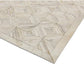 Tapis Salon Luxe Cuir de Vache PAMPA Parquet - Novatrend 