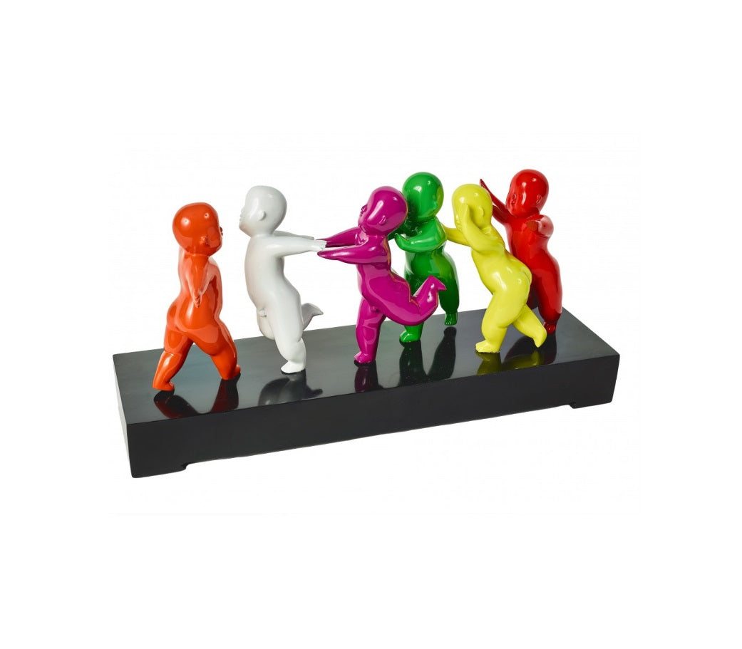 Sculpture statue moderne HAPPY DANCE - Novatrend 