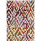 Tapis de salon moderne tissé plat EMILIO DIAMOND