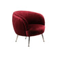Fauteuil en velours rouge PALACIO - Novatrend 