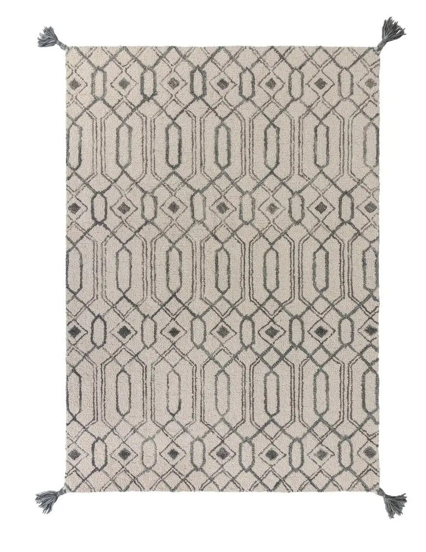 Tapis de salon moderne en laine LEO - Novatrend 