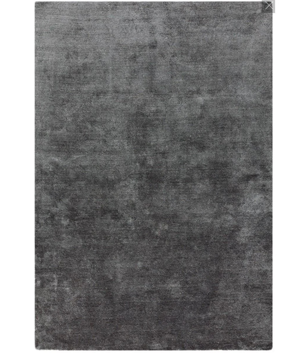 Alfombra de salón moderna negra HELIS
