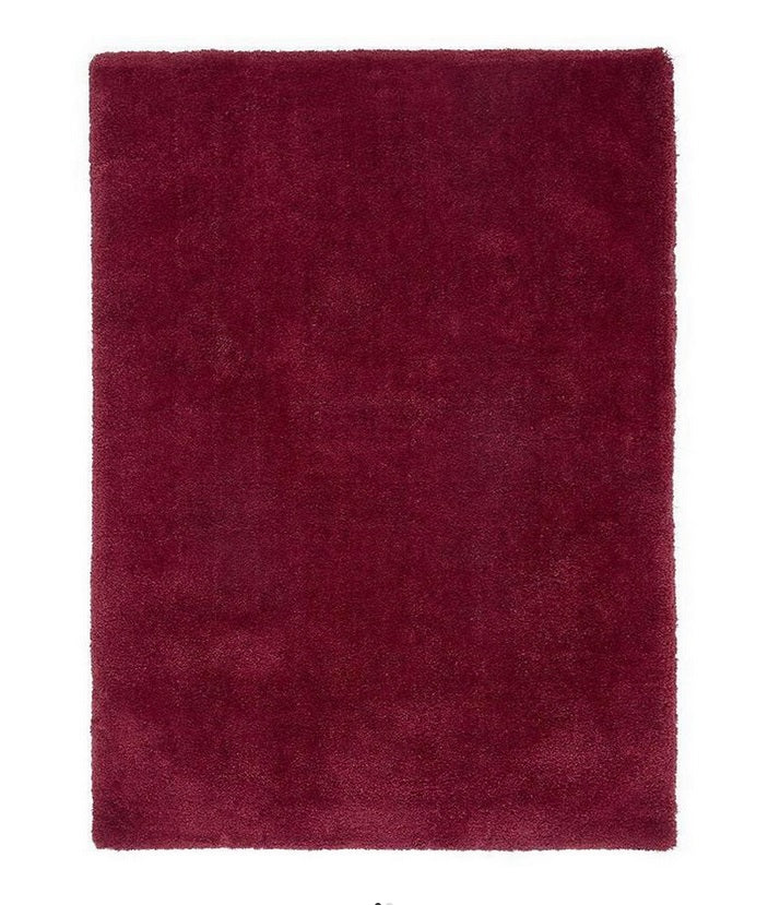 Tapis de salon shaggy moderne TITO Rouge - Novatrend 