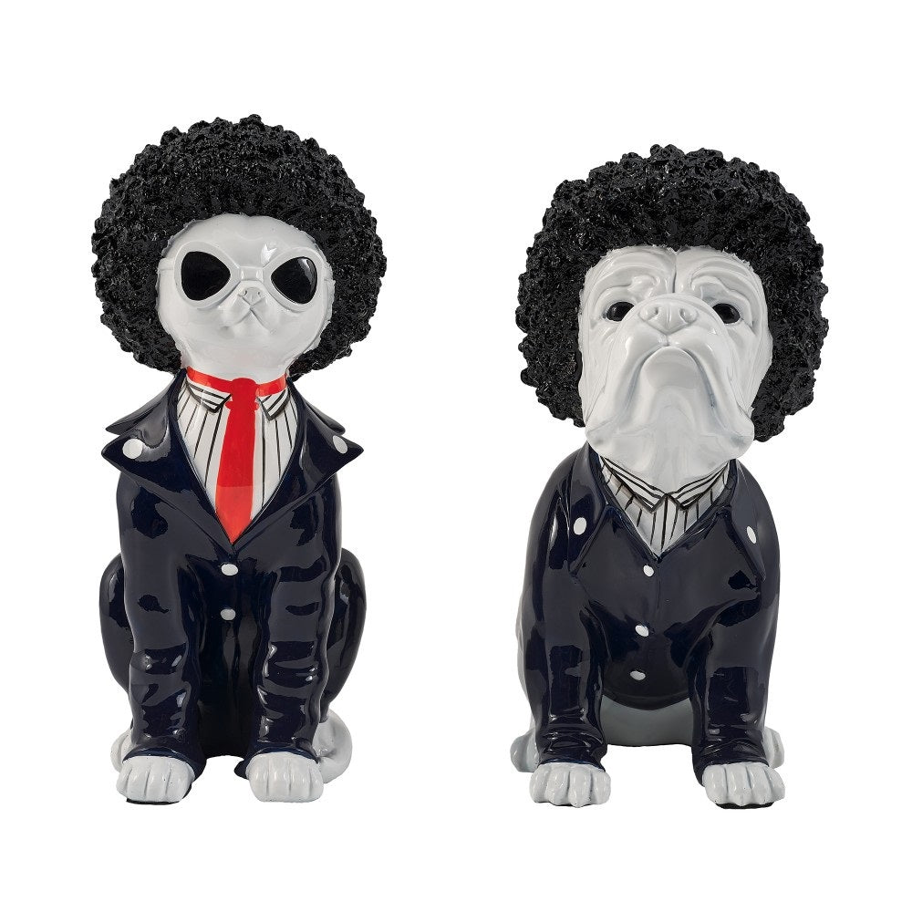 Sculpture statue moderne Jacksons - set de 2 - Novatrend 