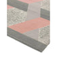 Tapis de salon en laine tissé plat CAMPTON