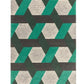 Tapis de salon en laine tissé plat CAMPTON