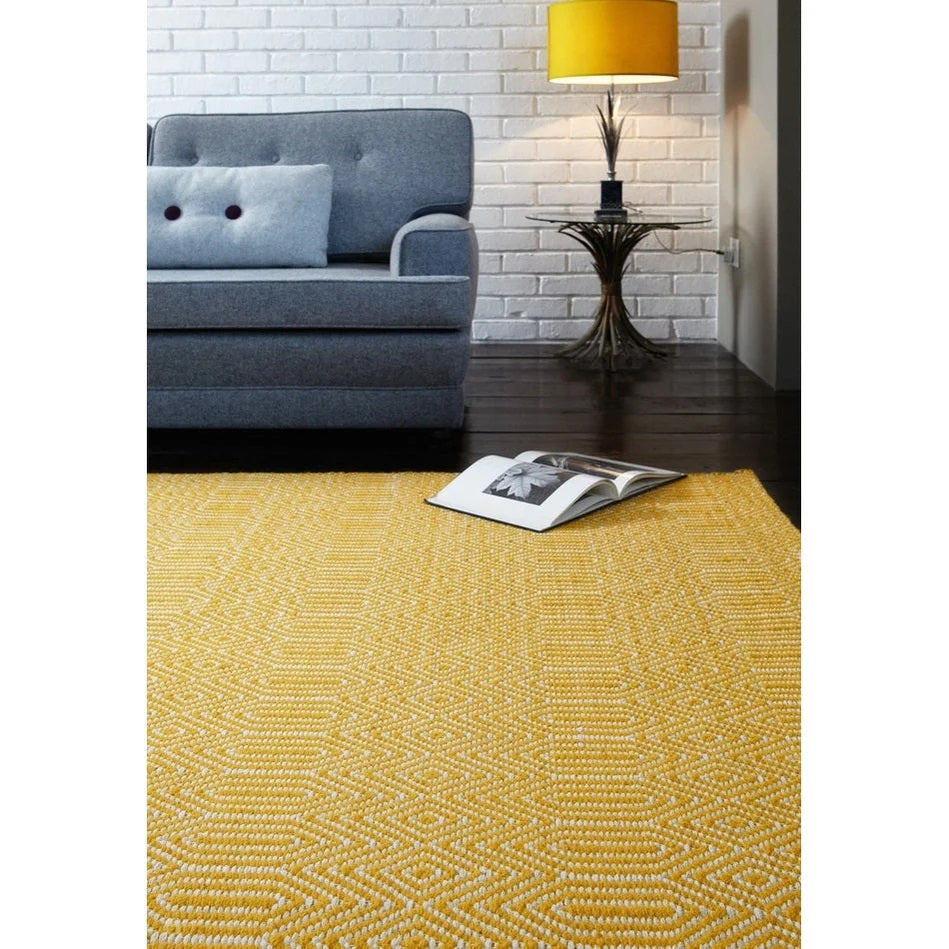 Tapis Laine et Coton tissé main style berbère SILWAN - Novatrend 
