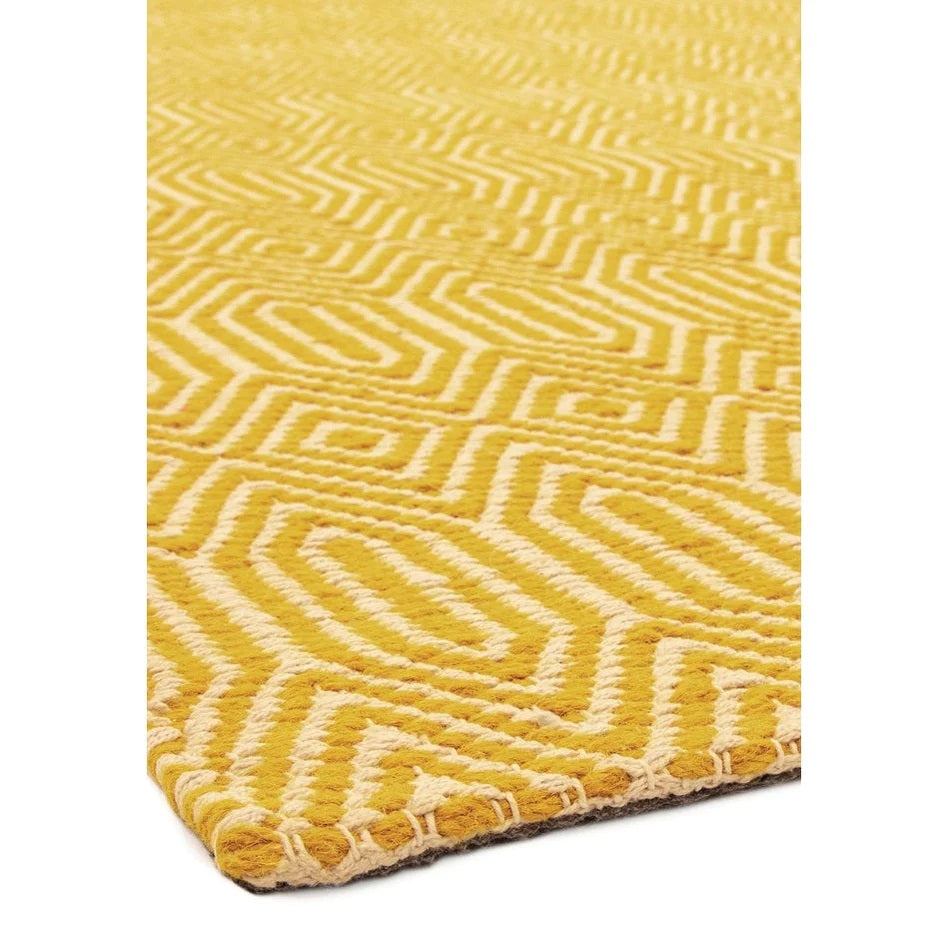 Tapis Laine et Coton tissé main style berbère SILWAN - Novatrend 