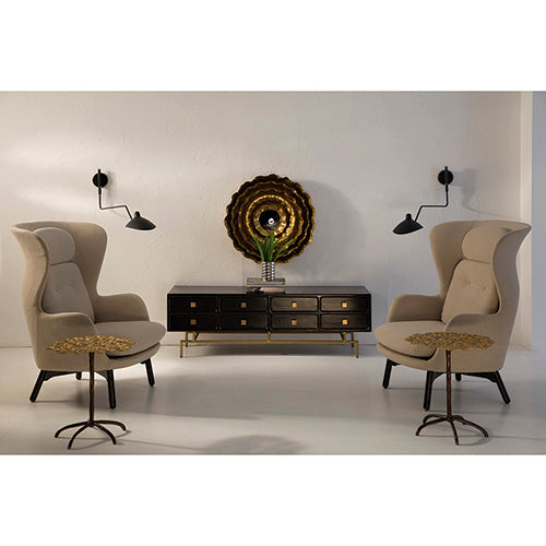 Aparador soporte TV de madera lacada LINEA