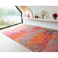 Tapis de salon coton Atlantic HIBISCUS RED - Novatrend 